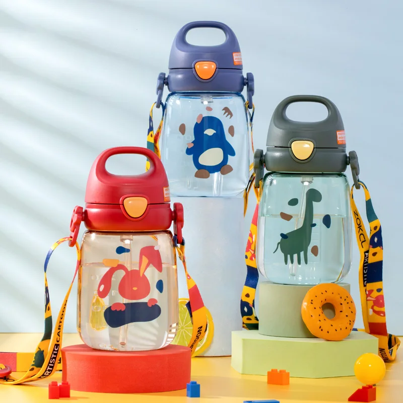 

Disney History Disney Children's Water Bottle School-Use On-the-Go Cup Student Straw Cup Portable Shock-Resistant Water Flask