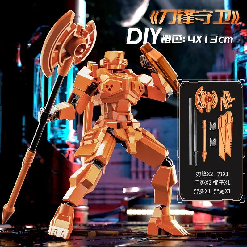 T13 multi descompressão titan forma anjo robô multi conjunta montado modelo brinquedo festival presente computador desktop decoração um 1/9