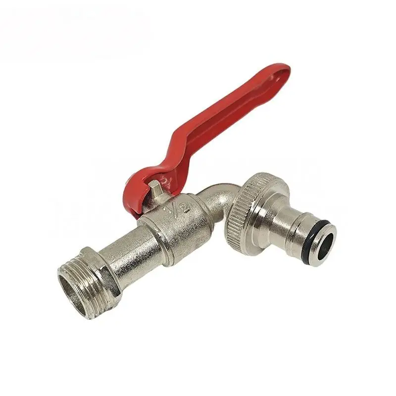 Zinc Alloy 1Pcs Garden Bibcock for Balcony and Home Faucet with Leak Prevention Efficient Irrigation
