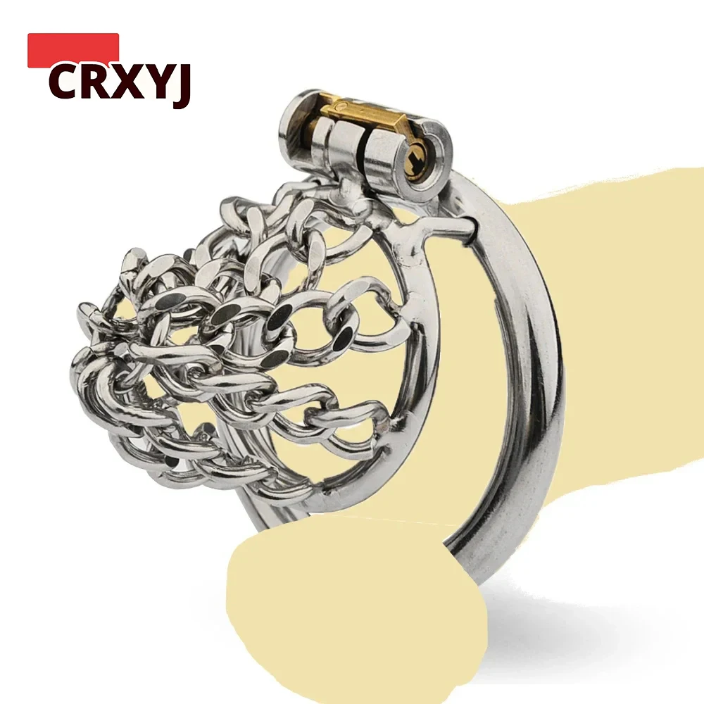 

Chastity Device Male Metal Penis Restraints Cage for Men Adult Sexual BDSM Cock Cage Slave Punish - Bondage Sex Toys for Couples