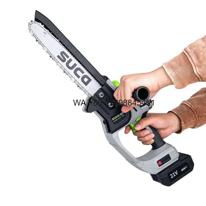 Wmwmnu for SUCA SC-5807 10 Inch Cordless Battery Chainsaw Brushless Motor Chain Saw Tree Felling Saw
