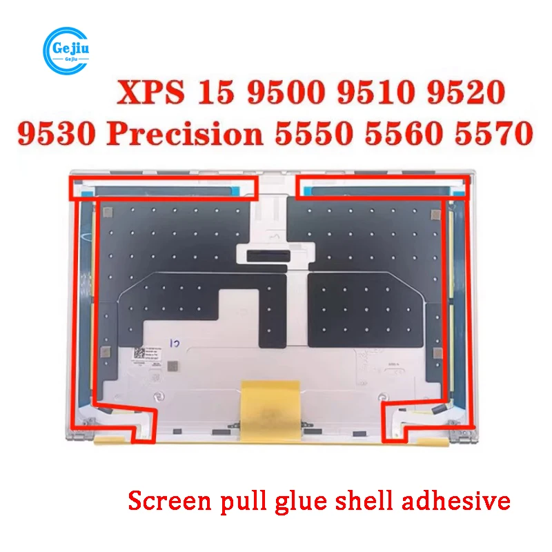 Novo adesivo original para tela de laptop, adesivo para dell xps 15 9500 9510 9520 9530