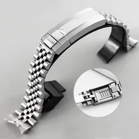 Jubilee 904L pulsera de reloj para Rolex Sub GMT Yacht Daytona correa de reloj pulsera de lujo Mod piezas accesorios de repuesto 20mm