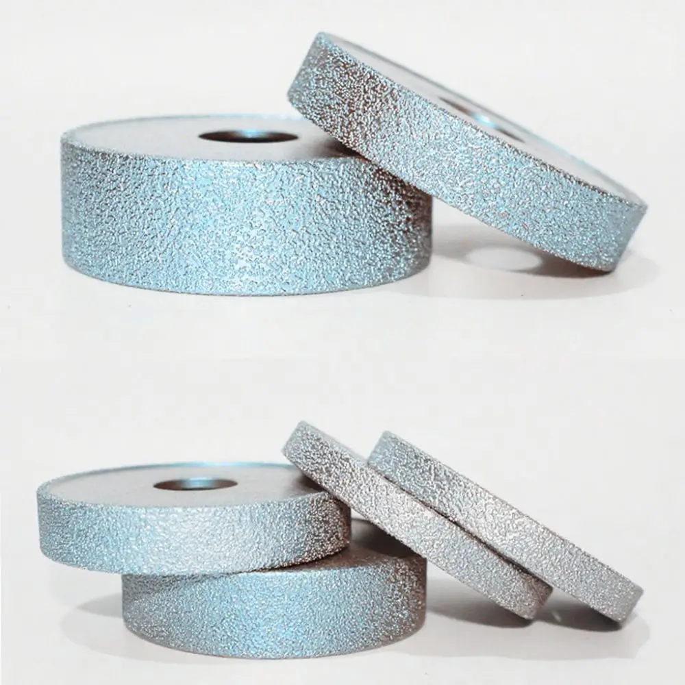 

Cylinder Type Grinding Head Parallel Edge Demi-bullnose Grinding Disc Vacuum Brazed Profile Grinding Wheel Glass Stone Carving