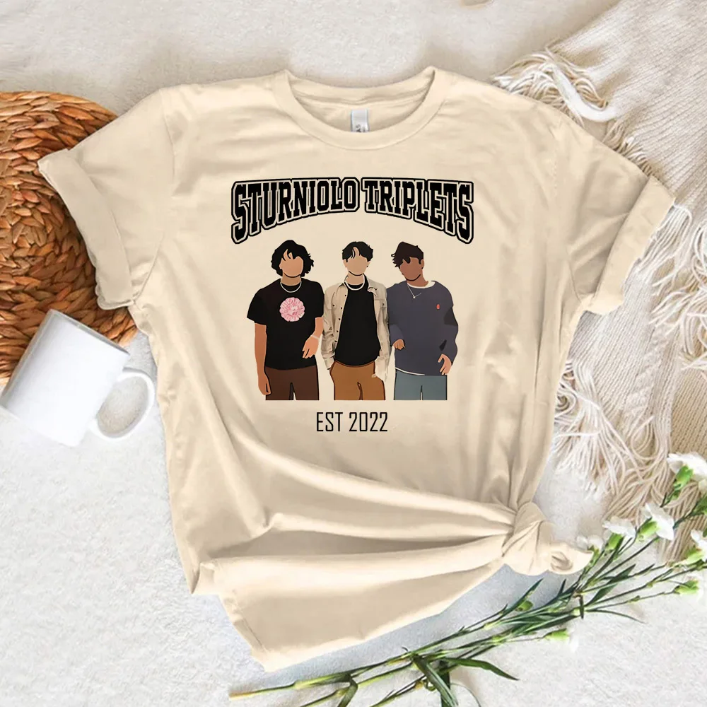 Sturniolo Triplets t shirt women Y2K summer funny t shirt girl y2k funny clothes