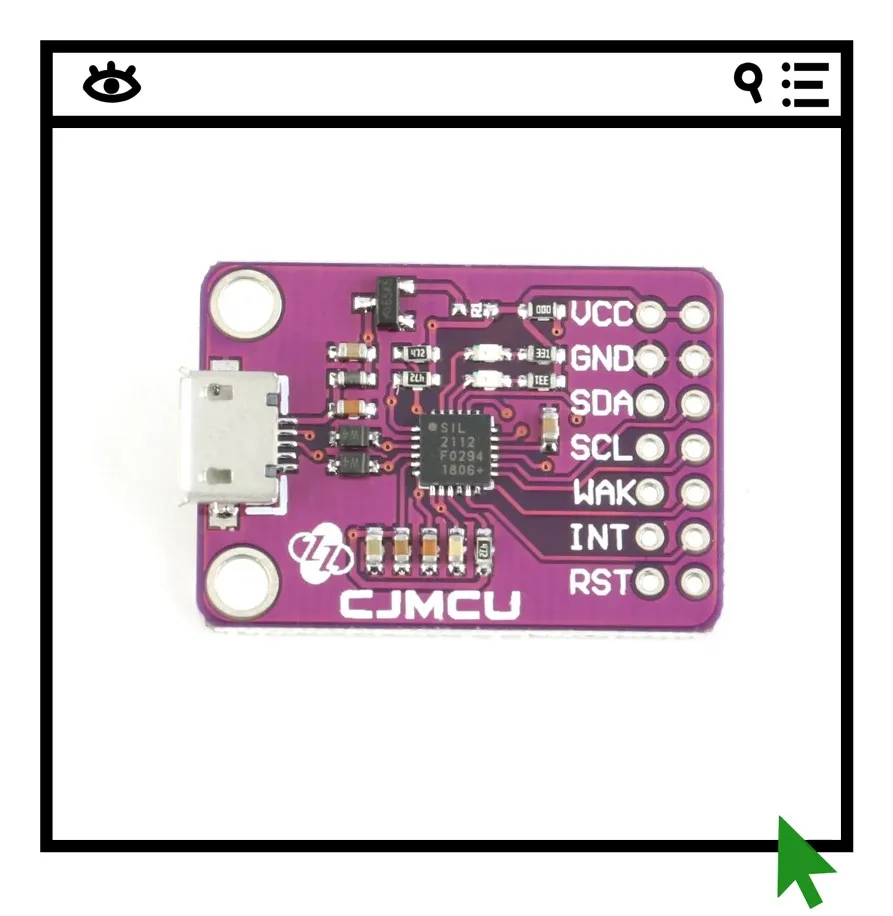 

Модуль USB-SMBus/I2C CP2112 USB-I2C/CCS811