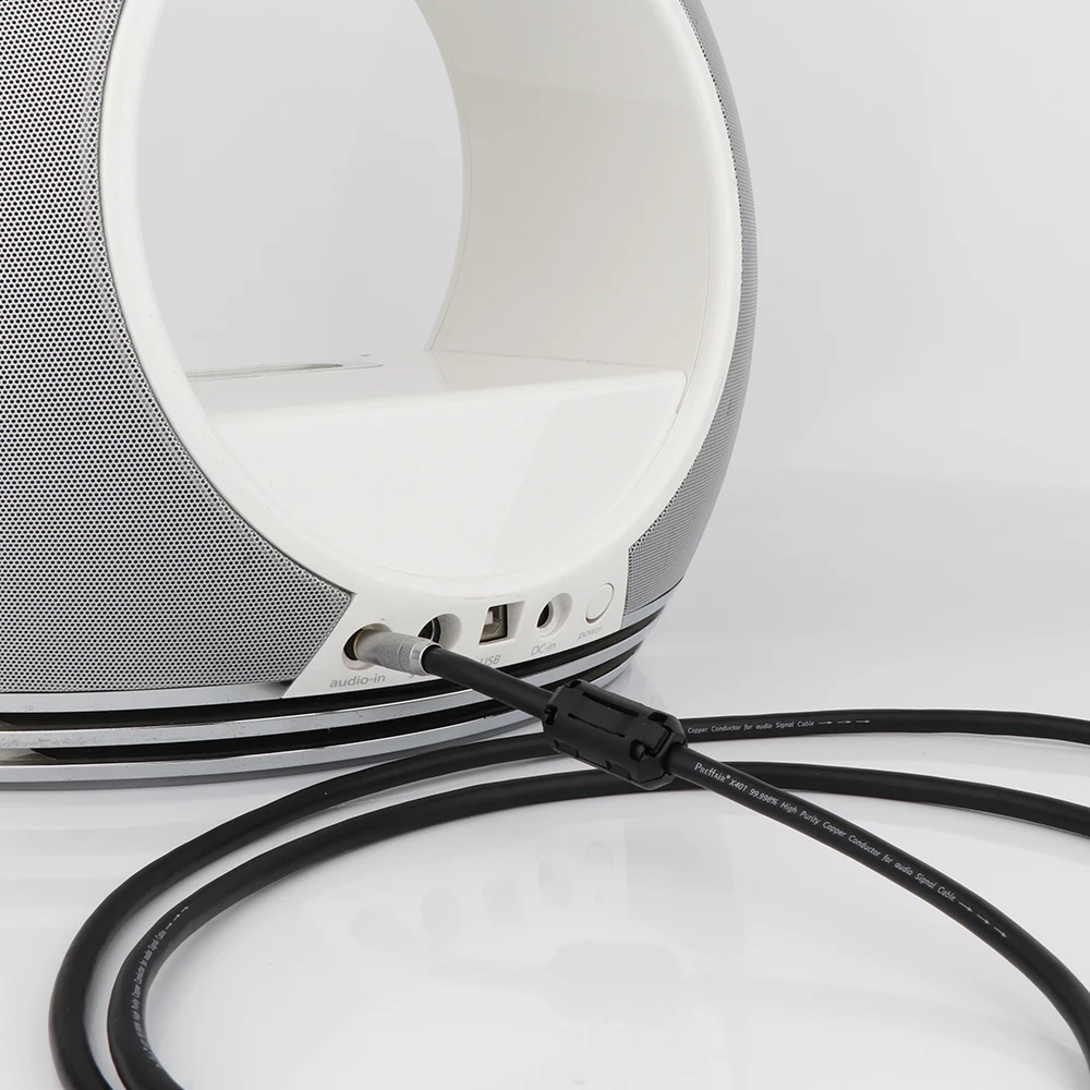 3.5mm to 3.5mm Aux Cable Auxiliary Male to Male Stereo Jack HiFi Support Microphone Function Audio Cable