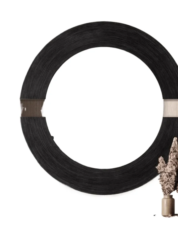 

Round bathroom mirror high definition explosion-proof lde smart mirror ins simple modern European makeup mirror bedroom