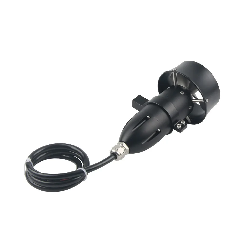 KYI-13.5ET FATJAY IPX8 24V 13.5KG Stuwkracht Onderwater Boegschroef Waterdichte Borstelloze Motor Volledig Metaal voor RC Boten Onderzeeër ROV