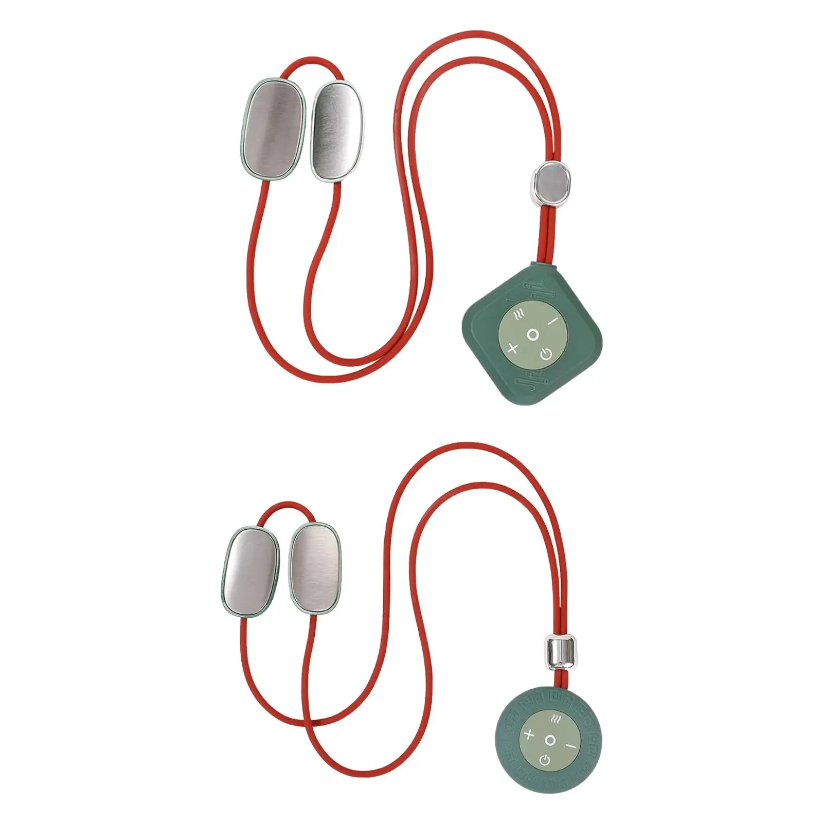 จี้อีเอ็มเอสชาร์จประคบร้อน Alat pijat leher สำหรับผู้ชายที่คอ