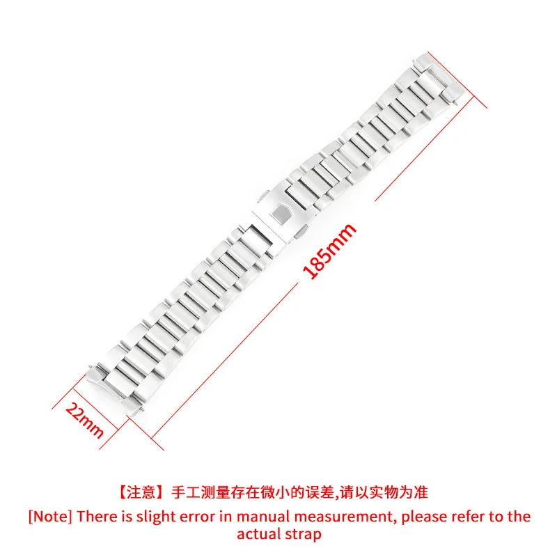 22mm 316 Stainless Steel Bracelet For TAG Heuer Carrera Aquaracer Monaco‌‌ Curved Arc Metal Watch Strap Man Replacement Band - view 4