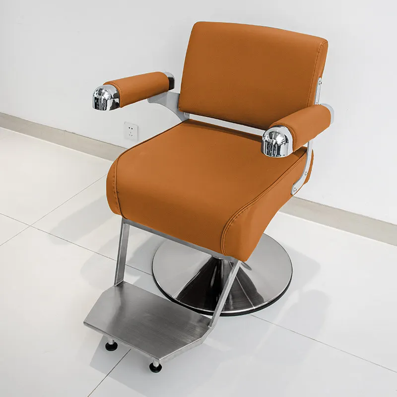 

Luxury Hair Salon Barber Chair Recliner Professional Swivel Barber Chair Makeup Equipment Cadeira De Barbeiro Salon Furniture