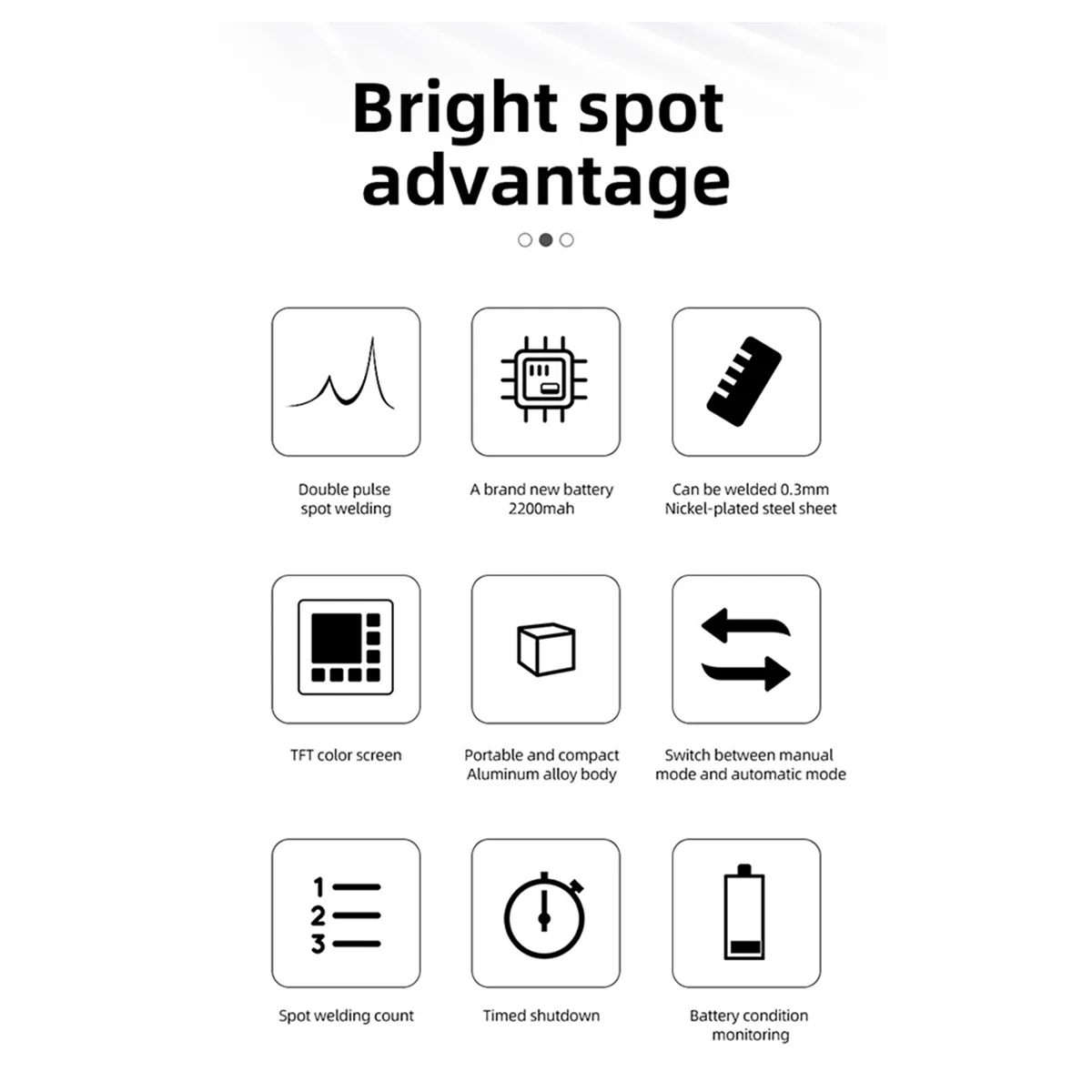 Machine de soudage par points à affichage numérique, réglable, mini, portable, déterminer, automatique, mise à niveau, HR10, 11 vitesses