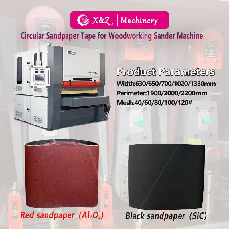 

Perimeter1900/2000/2200mm Circular Sandpaper Tape for Woodworking Sander Sanding Machine
