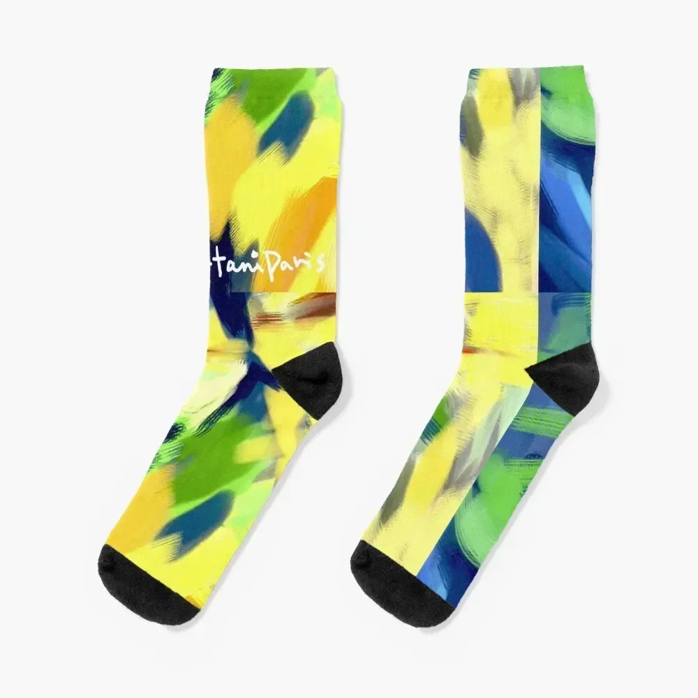 

color me happy Socks FASHION christmas gifts sports and leisure bright garter Mens Socks Women's