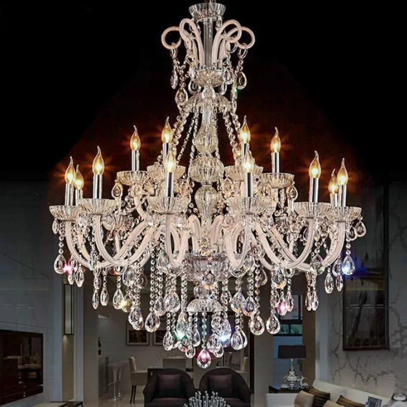 

Chandelier Modern Crystal Chandeliers Livingroom Bedroom Indoor Lamp K9 Crystal Lustre Ceiling Chandelier LED Lights