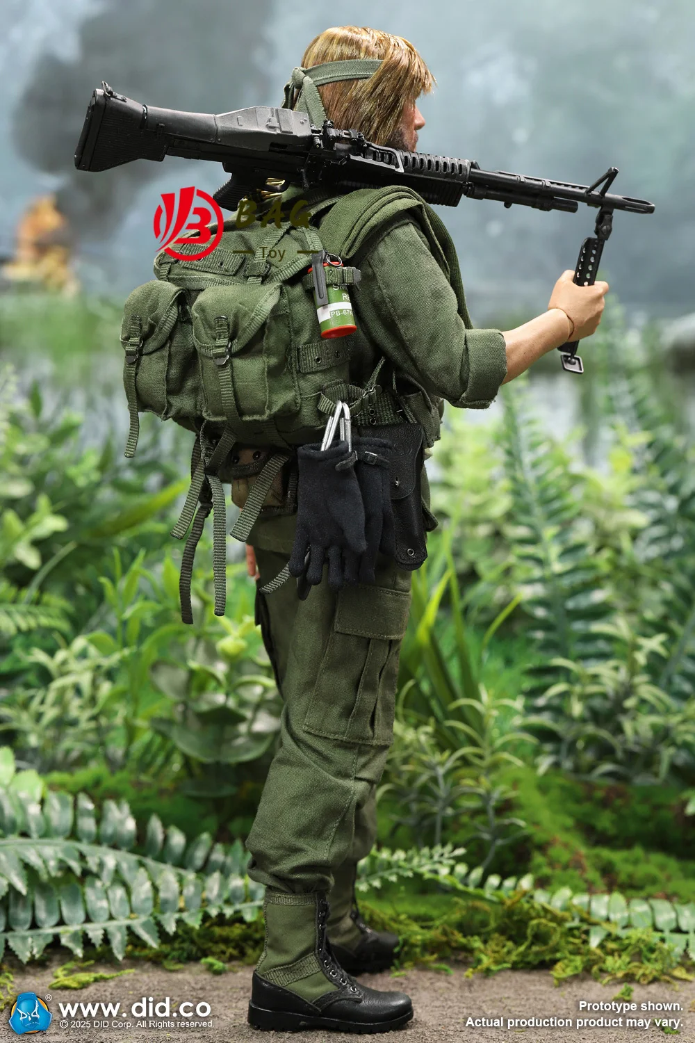 DID V80184 1/6 مجسمات الأكشن نموذج حرب فيتنام الجيش الأمريكي العقيد جيمس مور قطع الغيار الجديدة #5