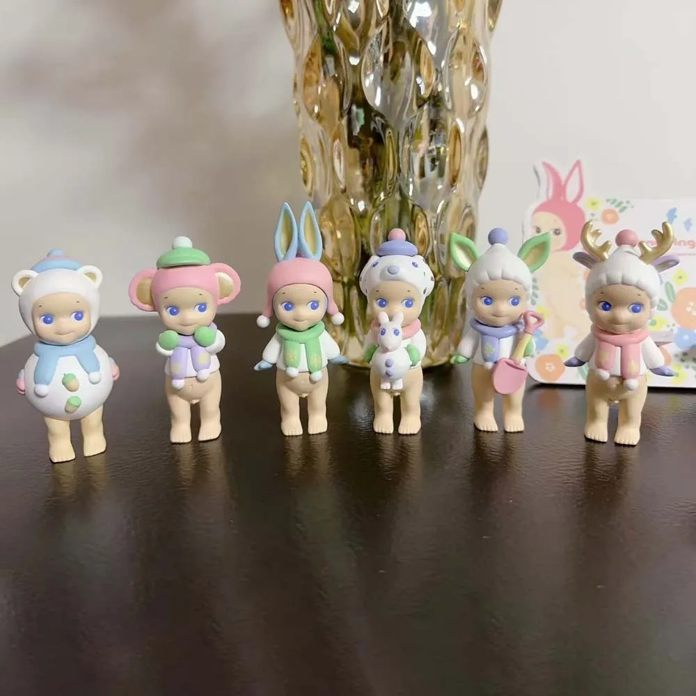 سوني الملاك الشتاء العجائب سلسلة صندوق أعمى شخصيات كرتونية صغيرة الحلي الدمى المشجعين الأطفال عيد الميلاد هدية عيد ميلاد #2