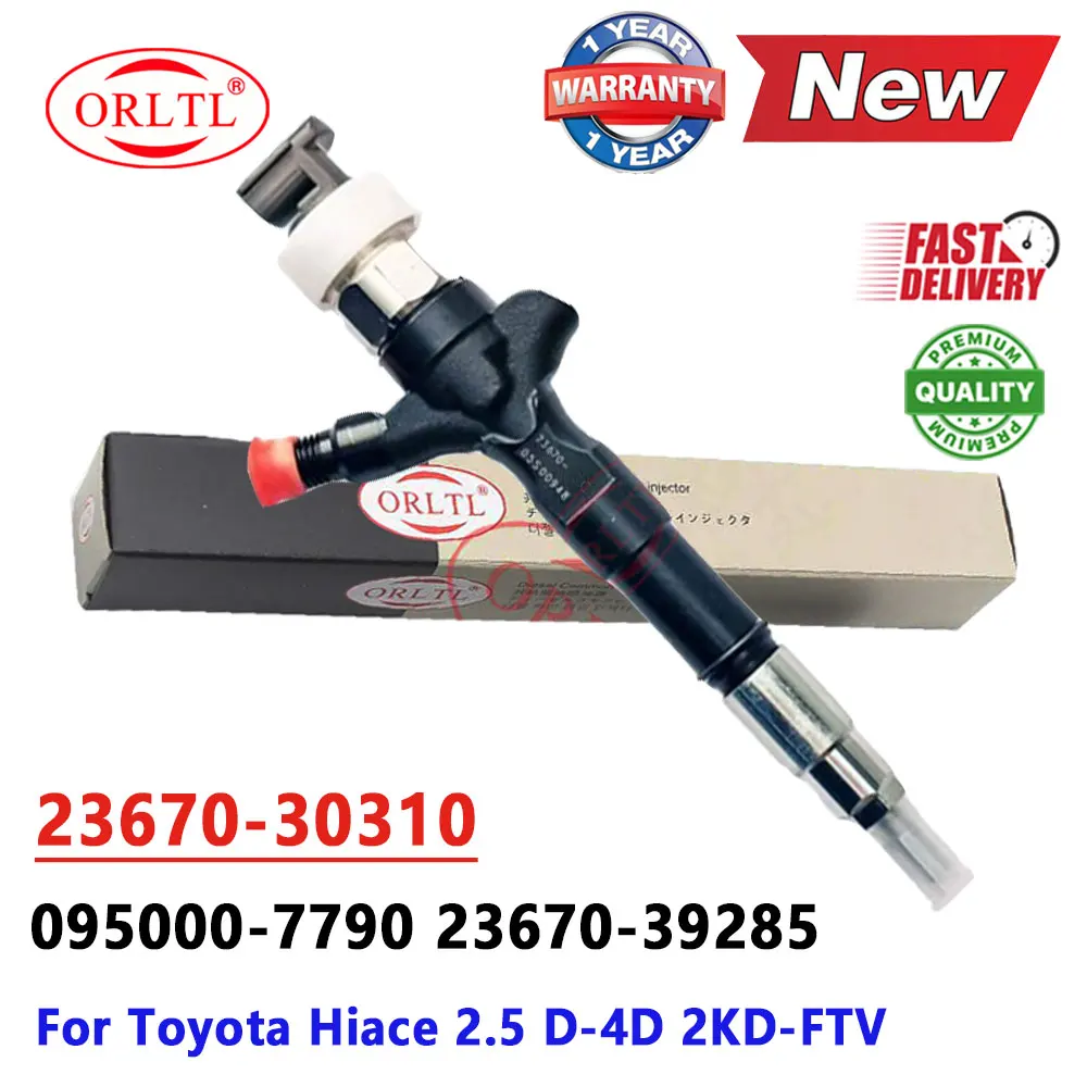 

Новинка 23670-30310 для Toyota Hiace 2,5 D-4D 2KD-FTV 2367030310 095000 7790, оригинальная топливная форсунка 0950007790