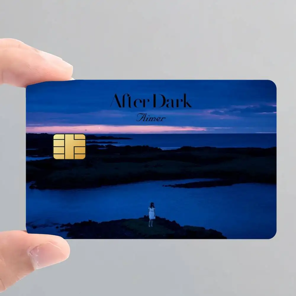 Jap Singer A-Aimer Card Stickers for Bank Access Protective Waterproof Film Cover Sticker Surprise Gift
