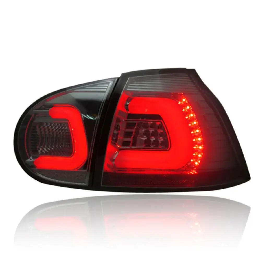 LED Blackened Rear Taillight Modified for Volkswagen VW Golf 5 High-brightness brake taillampt assembly