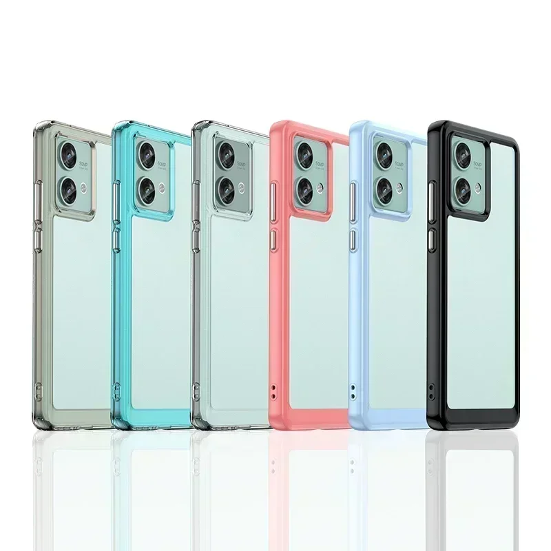 حافظة لهاتف Moto Edge 40 Neo Clear لهاتف Motorola Moto Edge 40 Neo Cover Coque Fundas مصد هاتف صلب شفاف مقاوم للصدمات