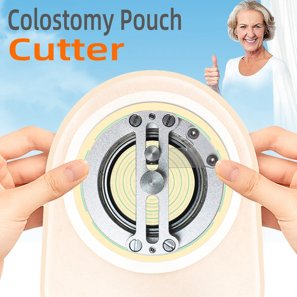 

Circle Cutting Tool for Stoma Skin Barriers,Hole Punch for One & Two-Piece Ostomy Pouches,Suitable for Flat & Convex Ostomy Bag