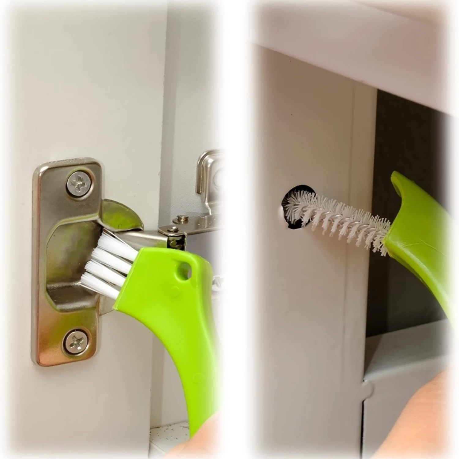 

4 шт./компл. Щетка для глубокой очистки затирки с ручкой — идеально подходит для кухни, ванной комнаты и других моделей — щетка для чистки швов плитки,