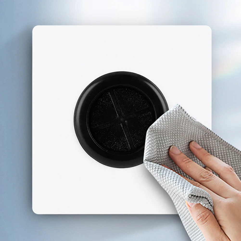 Piastra di copertura per presa cavo con presa filettata da 5 pezzi Decora passaggio attraverso la parete in plastica