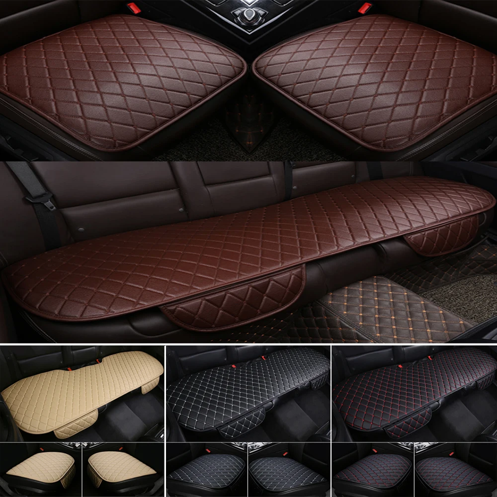 For ASTON MARTIN Rapide V8 Vantage DB7 DB11 DB9 3Pcs Car Seat Cover Auto Seat Cushion Breathable Comfort Car Seat Protector Pad