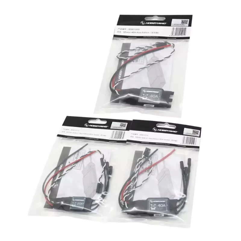 Hobbywing XRotor 20A 40A Brushless ESC 2-6S No BEC High Refresh XRotor Speed Controller For RC FPV Airplane UAV Drone Quadcopter