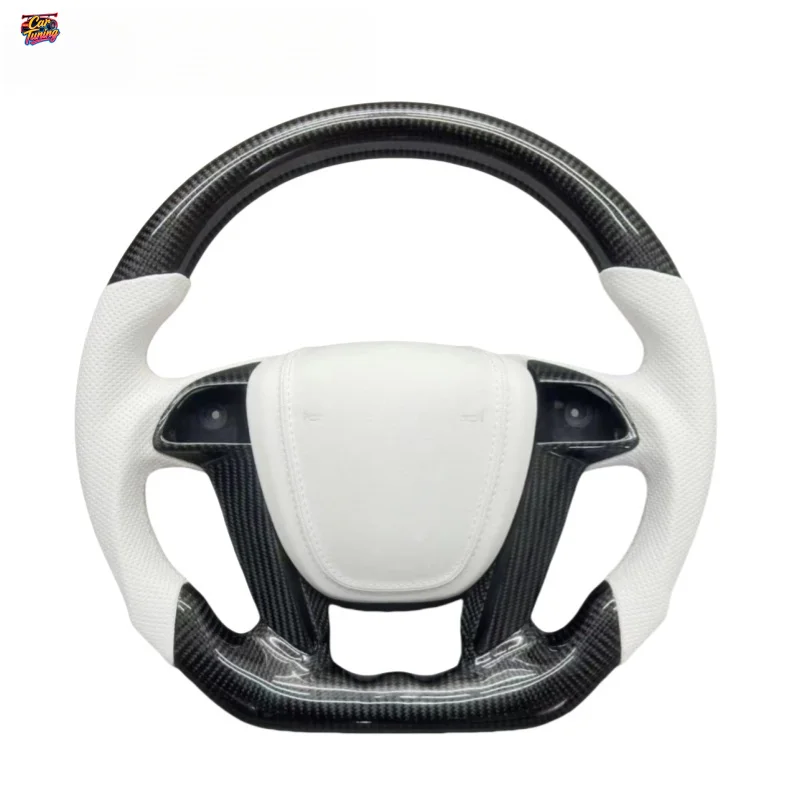 for  Accord Eighth Generation Odyssey Crosstour Racing Flat Bottomed Carbon Fiber 3 Spoke Steering Wheel Modification