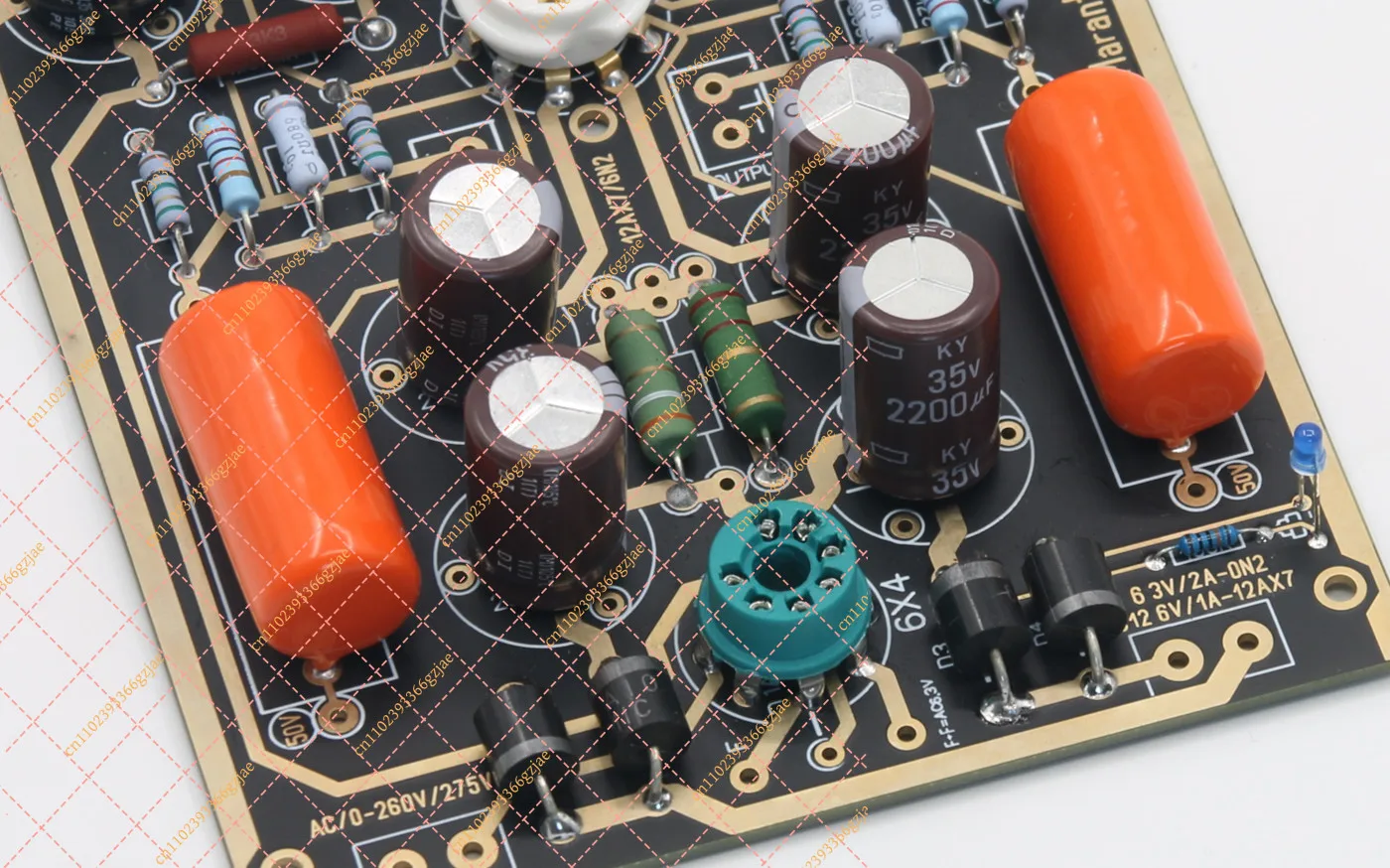 ECC83 6X4 Tube Phono Board RIAA Preamp Kit LP Vinyl Amplifier Module