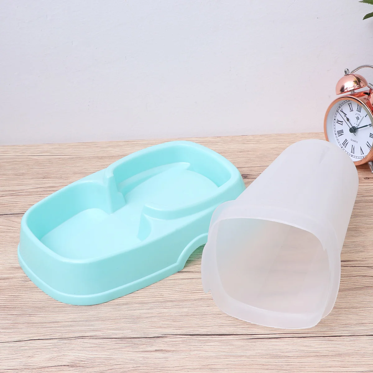 

Automatic Feeding Bucket Pet Feeder with Wide Opening Dog Food Dispenser Vertical Removable Washable