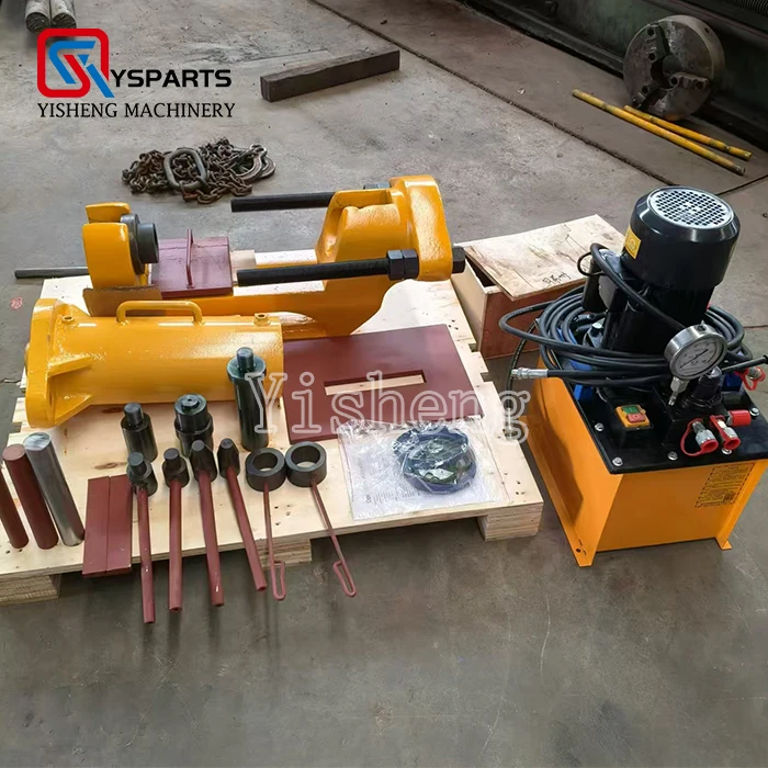 100T Portable Hydraulic Track Link Pin Press Machine Manual and Electric Type Portable Master Pin Pusher