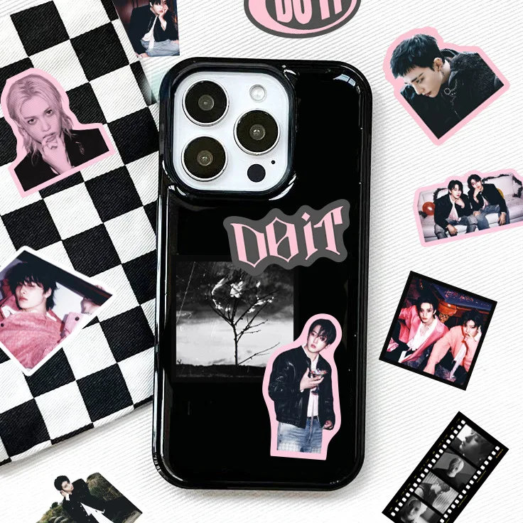 50 قطعة من ملصقات دفاتر الملاحظات المختلطة للأطفال الضالة DO IT، ملصقات محيطية لتزيين كوب الماء skzoo