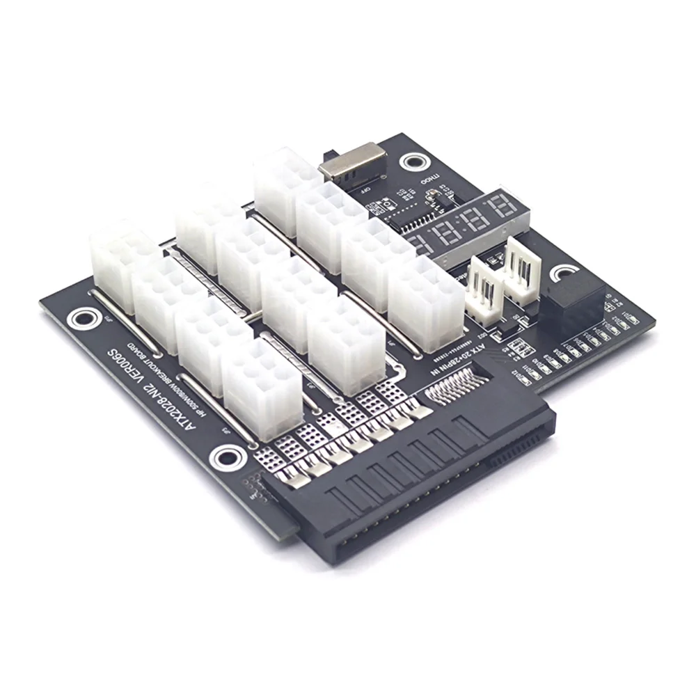 

XB-1 шт. 12X6-контактный преобразователь графического процессора/PCI-E 500 Вт/800 Вт/1400 Вт/1600 Вт для блока питания HP 720478-B21 865414-B21 720479-B21