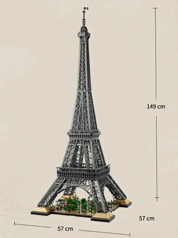 2026 Auf Lager 10001 Teile Großer Eiffelturm Baukasten Geburtstags- und Weihnachtsgeschenke Spielzeug Kompatibel mit Lego für Erwachsene