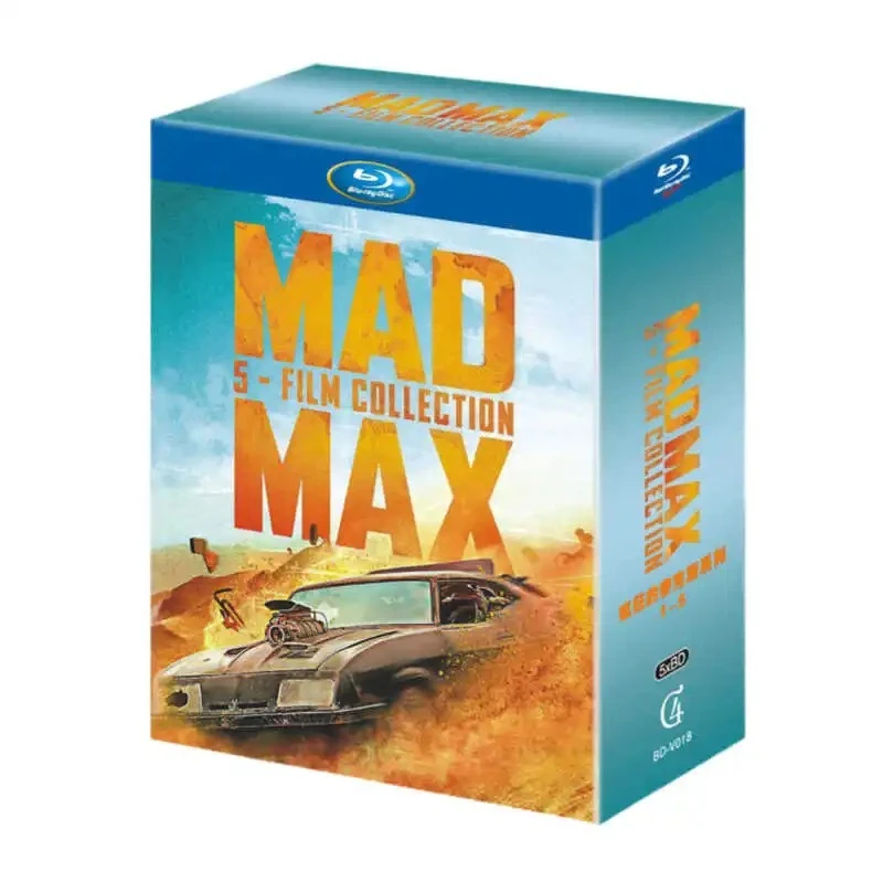 Mad Max 1-5 5 Disc Edición Coleccionista Disco Blu-ray