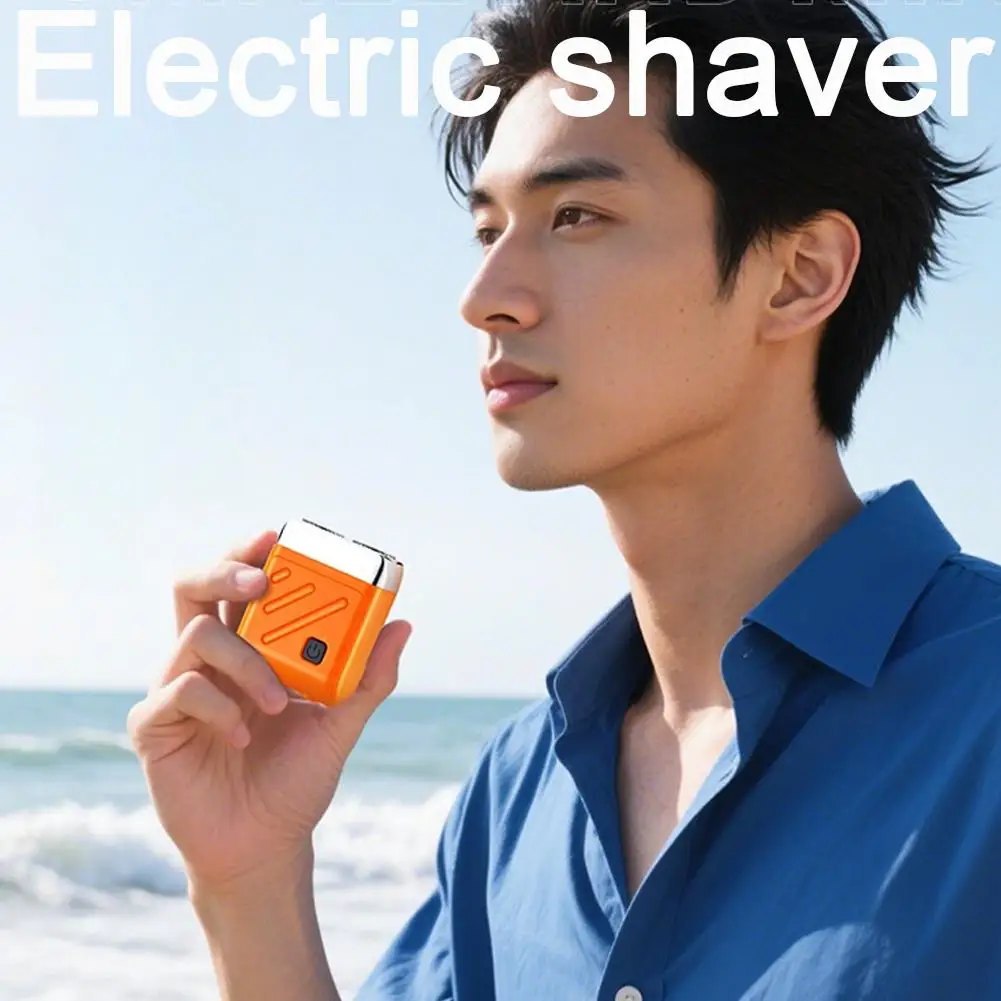 

Electric Razor For Men, Portable Mini Rotary Dual Ring Electric Shaver, USB Rechargeable Shavers Razor With Waterproof Wet/Dry