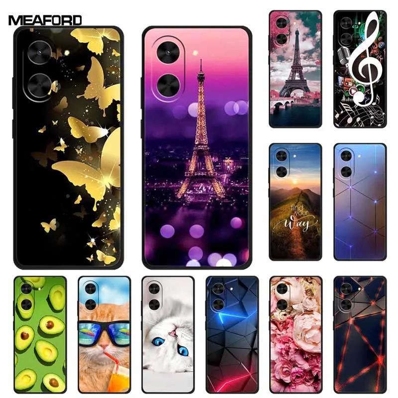 Carcasa For Poco C71 C85X C81 Pro Funda PocoC81 Protect Phone Cover Silicone Soft Phone Case Luxury TPU Shell Coque Butterfly