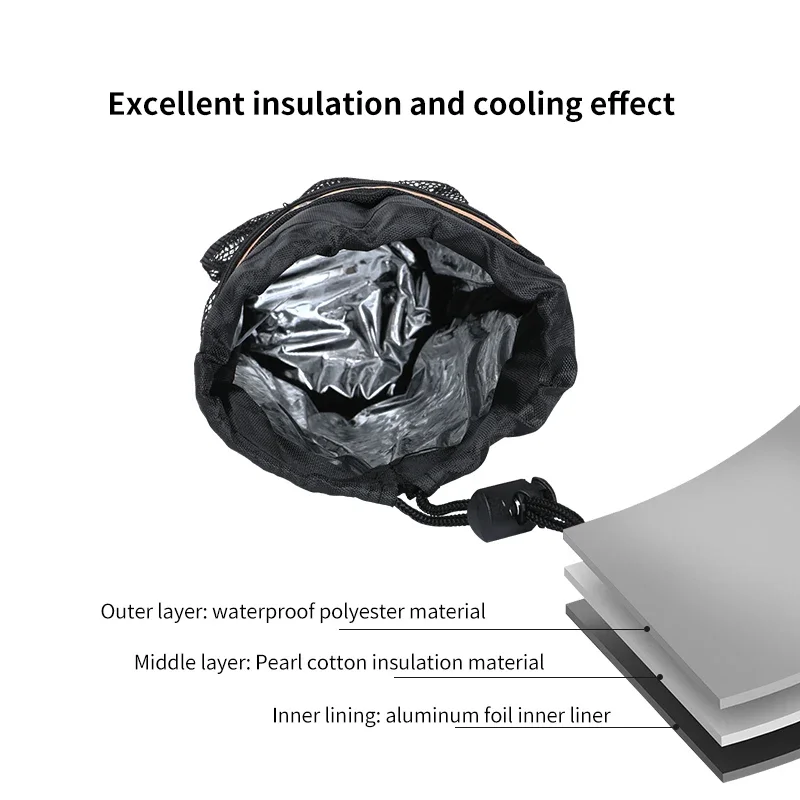 قابلة لإعادة الاستخدام دراجة زجاجة حقيبة دراجة كوب حامل مشروبات معزول الجذعية دراجة المقود زجاجة ماء حقيبة دراجة حقيبة