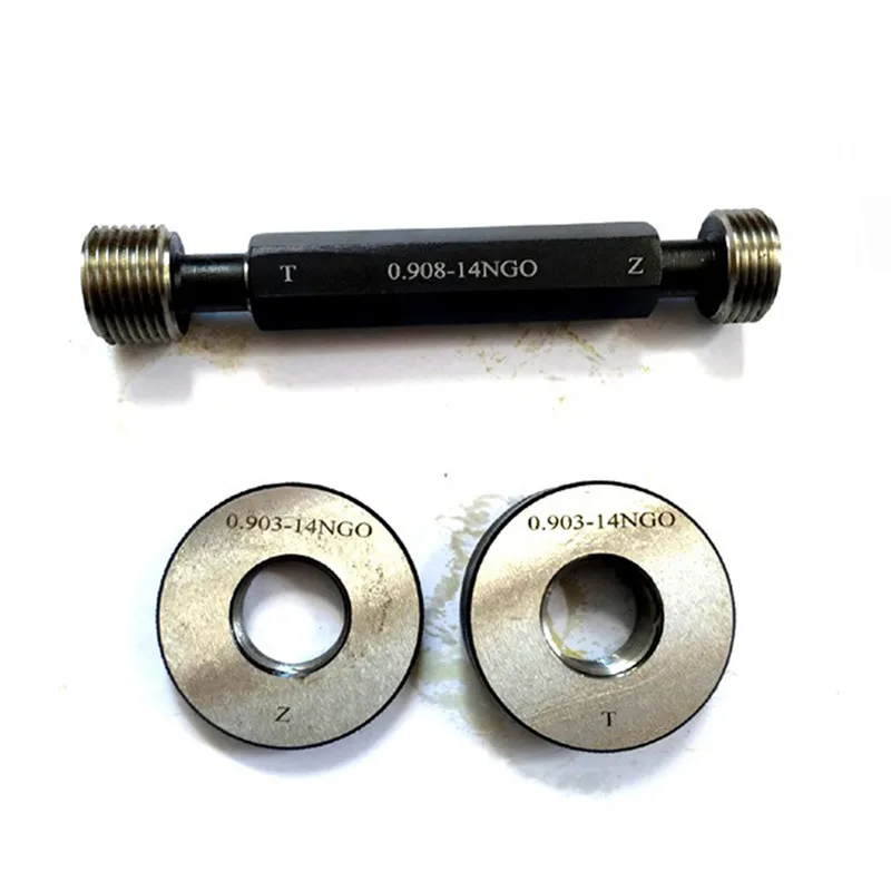 0.880-14NGO 0.903-14 Plug Gauge 0.885-14NGO 0.0.908-14NGO Screw Thread Plug Ring Gauges Gas Cylinders Plug O Gauge Go Nogo