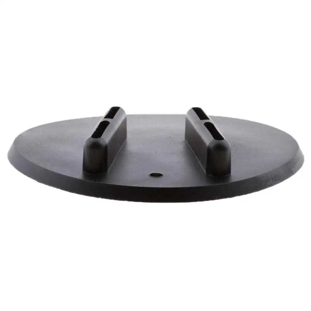 مسند للدراجة النارية باللون الأسود من Jiffy Stand Coaster Pad Puck لهارلي