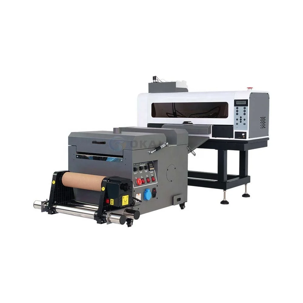 OKAI dtf printer XP600 * 2/I3200 * 2 print head + A3 inkjet printer printing machine
