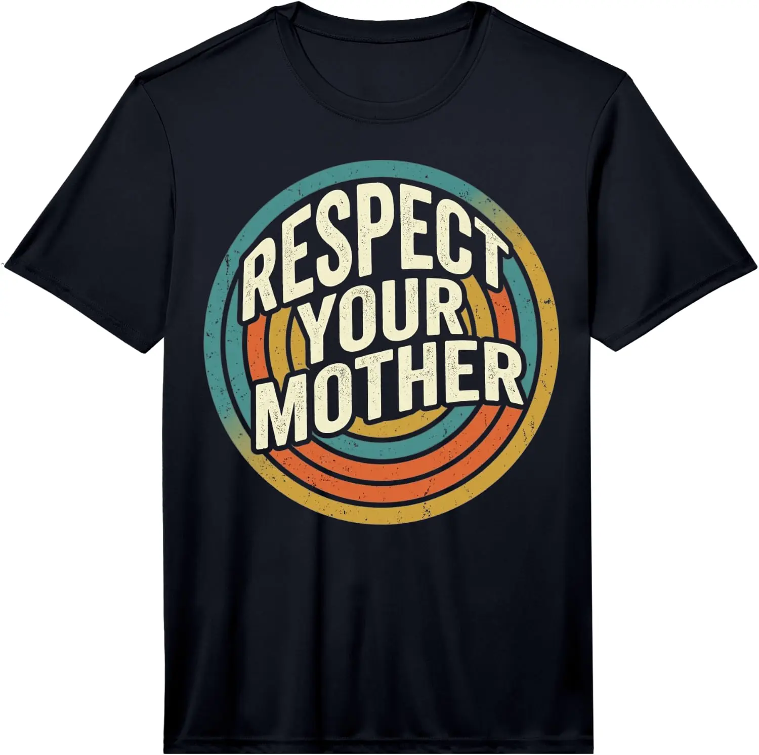 Mens Respect Your Mother Earth Day Vintage Environmentalist Retro Performance T-Shirt 100% Cotton Trendy Y2K Short-Sleeve Tee – Soft, Quick-Drying, & Moisture-Wicking; Ideal for Sports or Casual Wear; Great Gift for Christmas or Halloween. Environmental.
