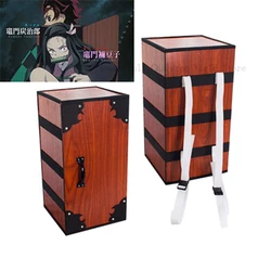 Hot Anime Devil Hunter Cosplay Kamado Tanjirou Kamado Nezuko Box Cosplay Prop for Halloween Christmas Party