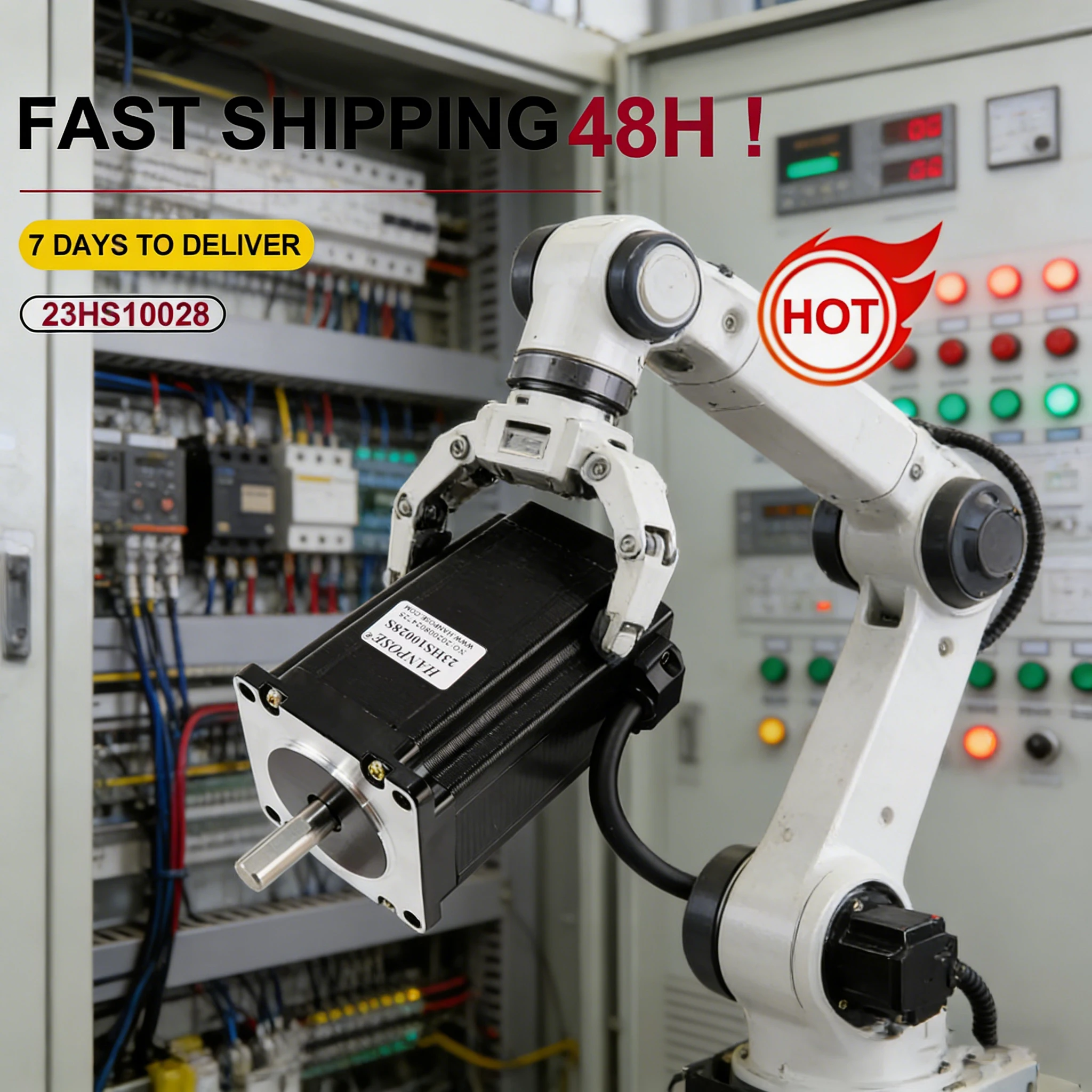 1 Pcs1.8 Degree 23HS10028 2 Phase 4 Leads Nema 23 Stepper Motor 2.8A 260N.cm CNC Engraving Machine 3D Printer 57 Stepper Motor