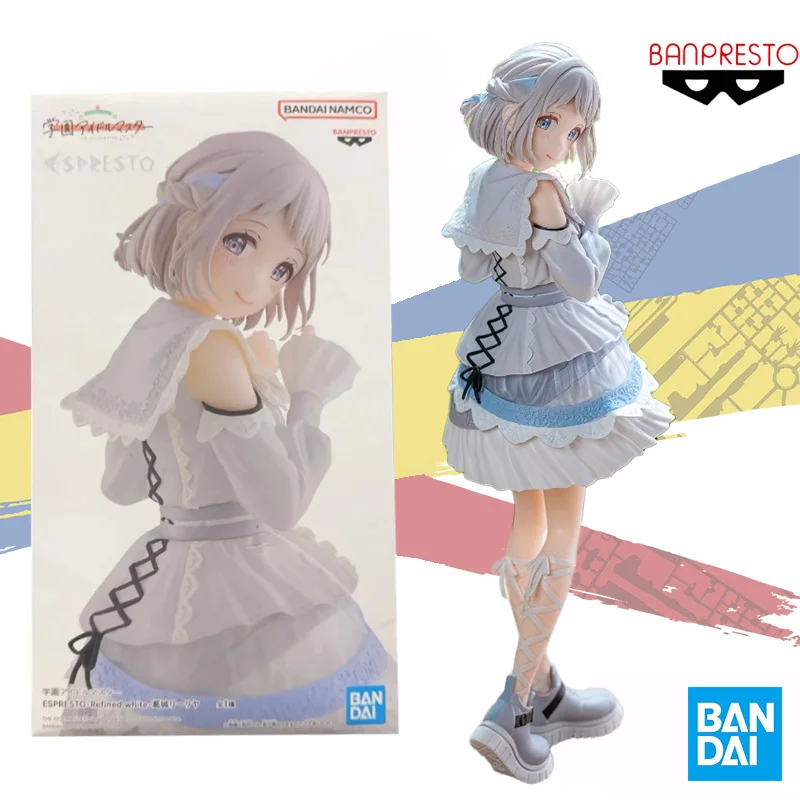 

Original Bandai BANPRESTO series School Idol Master Katsuragi Lilja Refined white anime model ornaments collection toy gift