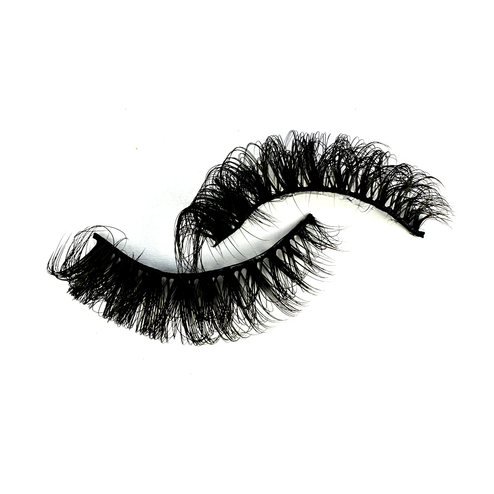 NEW 5Pairs DD Curl Russian Strip Lashes Short 3D Fluffy Mink Lashes Extension Supplies Natural 5D Fake Eyelashes Makeup Tools